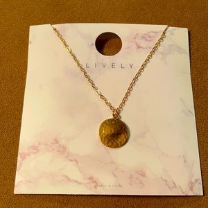 Gold Disk Necklace